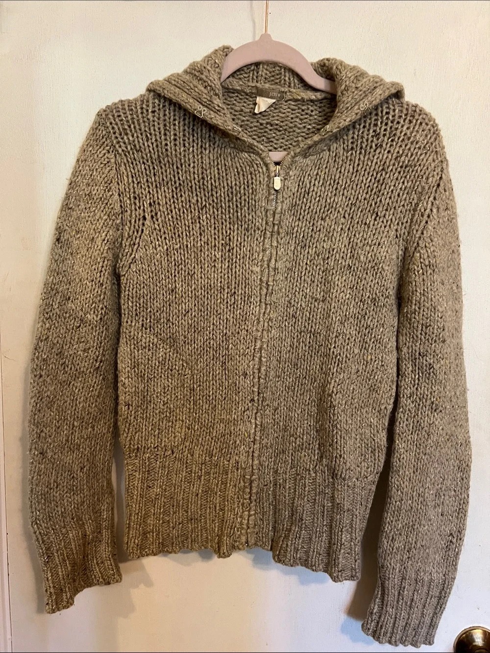 Vintage J. Crew Zip Up Sweater Y2K
